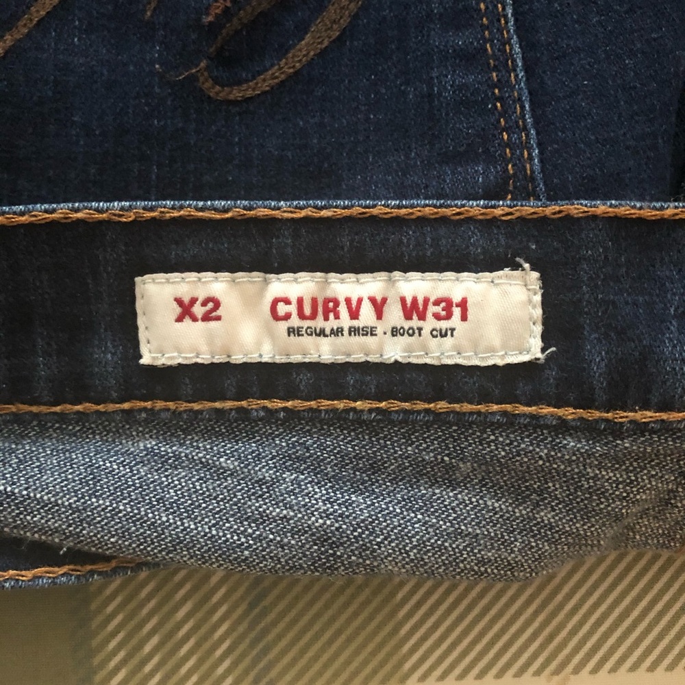 Express brand Curvy Boot Cut Jeans. Size 8. - Picture 3 of 6
